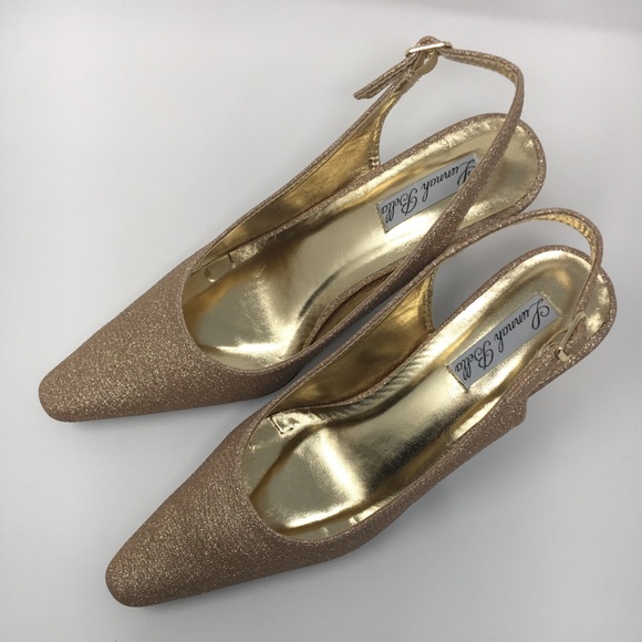 Lunnah Bella  Shoes Gold 2.5 Inches heel - 1.3 - Picture 3 of 13